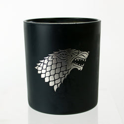 Game of Thrones House Stark Glass Votive Candle (Online Order Only)