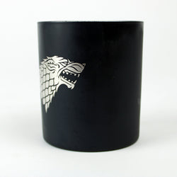 Game of Thrones House Stark Glass Votive Candle (Online Order Only)