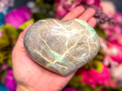 Garnierite Hearts, Green Moonstone, Ethically Sourced Crystals (ONLINE ORDER ONLY)