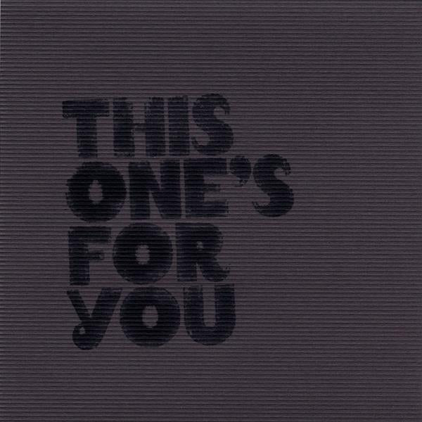 This One's For You [CD]