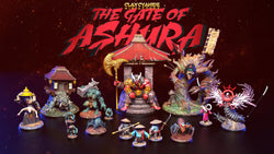 3D Printed Clay Cyanide Magatsuhi no Kami The Gate of Ashura 28 32 mm D&D (Online Only)
