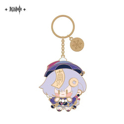 Genshin Impact Chibi Character Metal Pendant