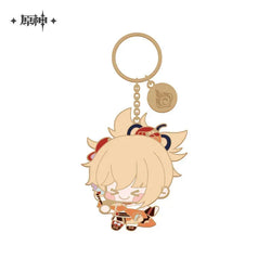 Genshin Impact Chibi Character Metal Pendant