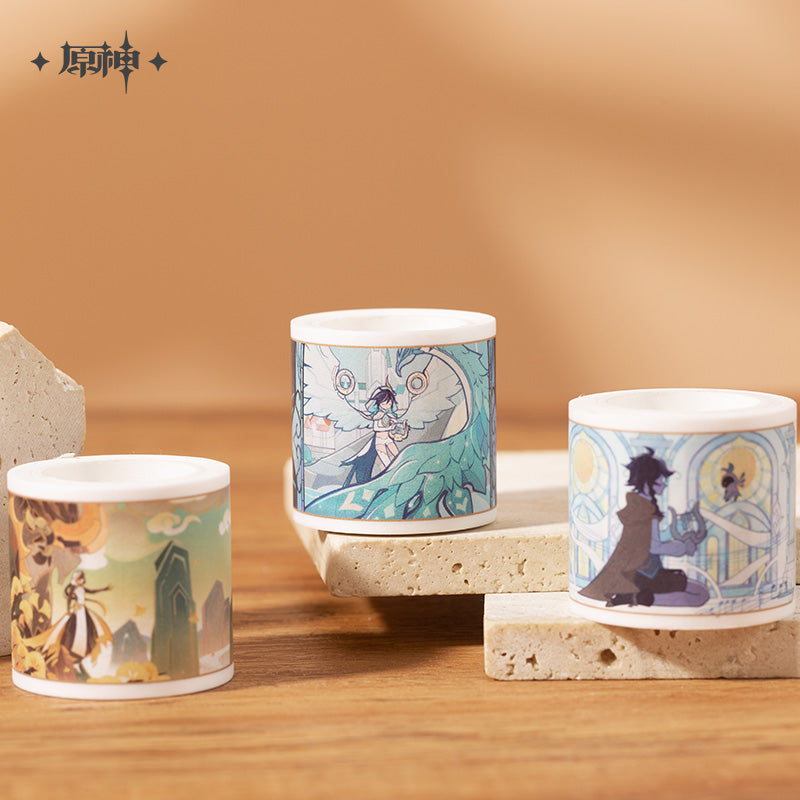 Genshin Impact Earthly Glimpses Series Washi Tape (ONLINE ORDER ONLY)