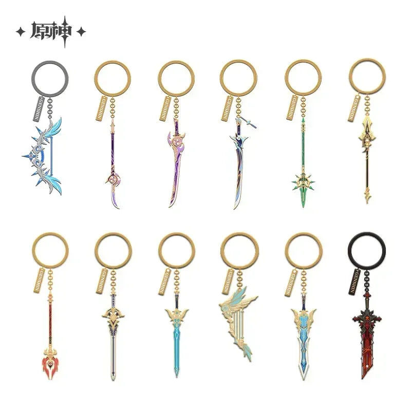 Genshin Impact Epitome Invocation Weapons Metal Pendant