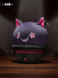 Genshin Impact Magic Show Series Lyney Weird Smile Fun Toys Hat Hat Cat Slow Rebound Plush Keychain (ONLINE ORDER ONLY)