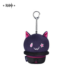 Genshin Impact Magic Show Series Lyney Weird Smile Fun Toys Hat Hat Cat Slow Rebound Plush Keychain (ONLINE ORDER ONLY)
