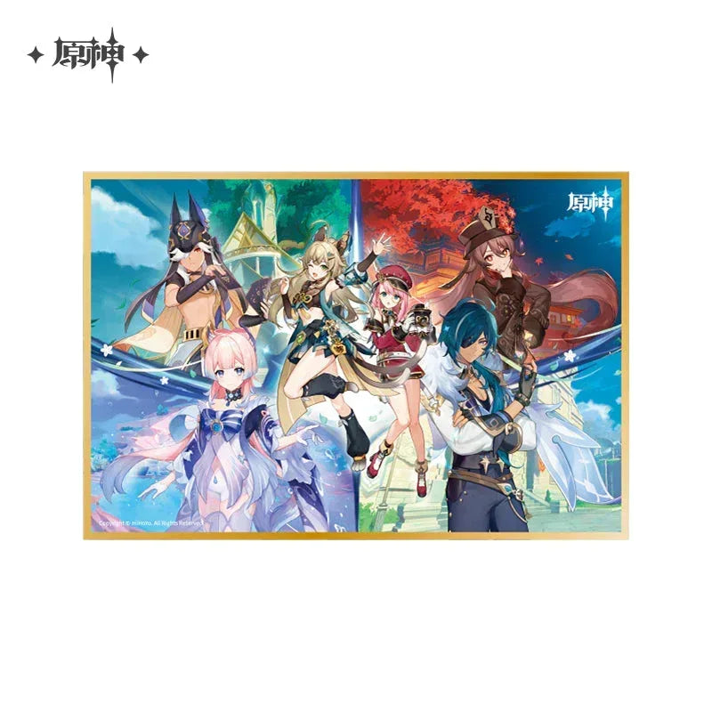 Genshin Impact Shikishi Card Board