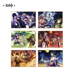 Genshin Impact Shikishi Card Board