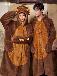 Zhongli Theme Impression Series Exuvia Plush Home Robe (Including Eye Mask) (ONLINE ORDER ONLY)