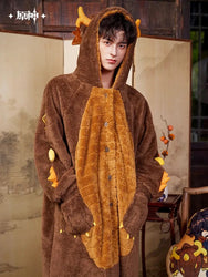 Zhongli Theme Impression Series Exuvia Plush Home Robe (Including Eye Mask) (ONLINE ORDER ONLY)
