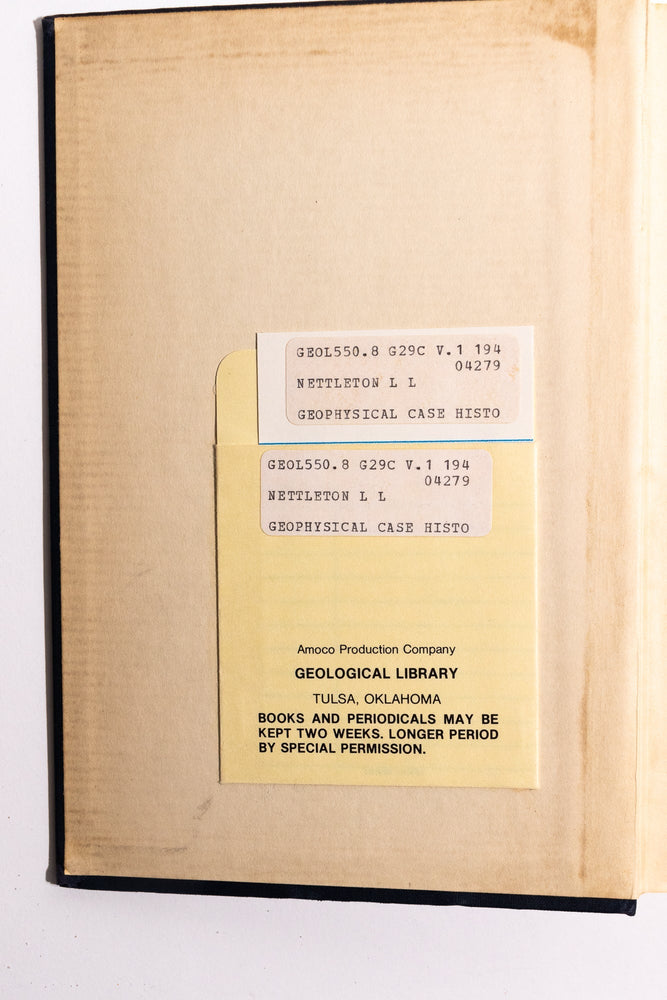 Geophysical Case Histories Vol. l (ONLINE ORDER ONLY)