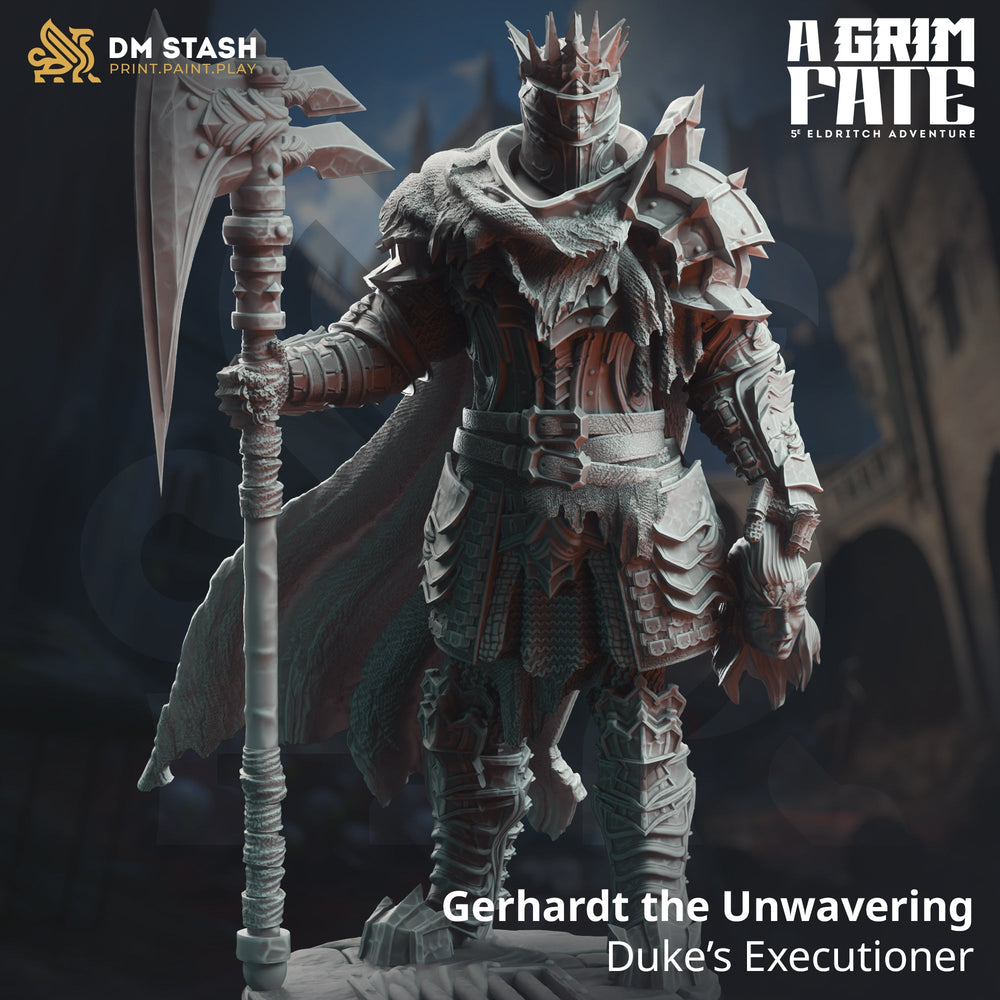 Gerhardt the Unwavering, Duke's Executioner (Male Human Paladin) (Online Only)