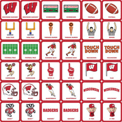 Wisconsin Badgers Matching Game