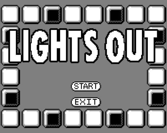 Lights Out (Game.Com) (ONLINE ORDER ONLY)