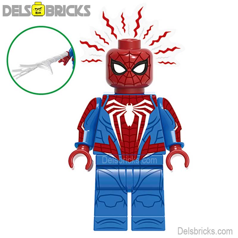 Insomniac Spider-Man Video Game Version Spiderman Minifigures (ONLINE ORDER ONLY)
