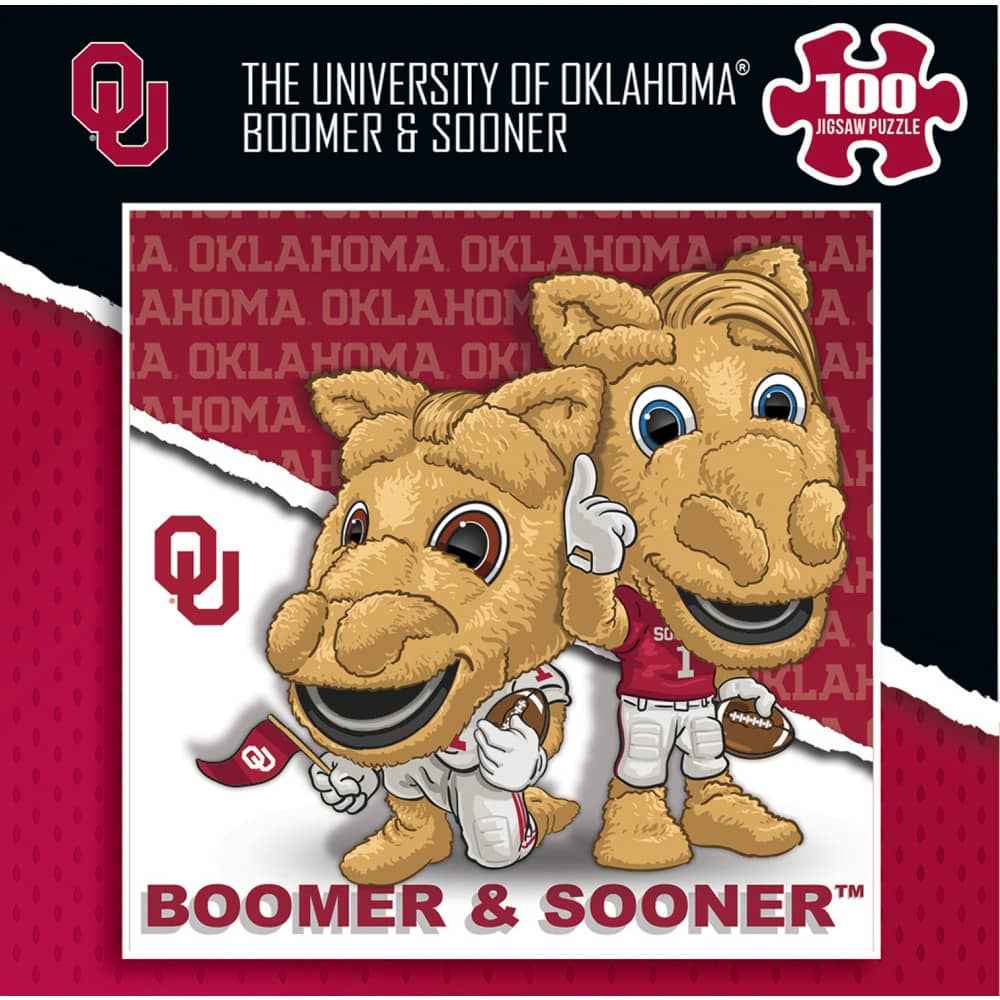 Oklahoma Sooners - NCAA Mascot 100 Piece Jigsaw Puzzle