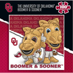 Oklahoma Sooners - NCAA Mascot 100 Piece Jigsaw Puzzle