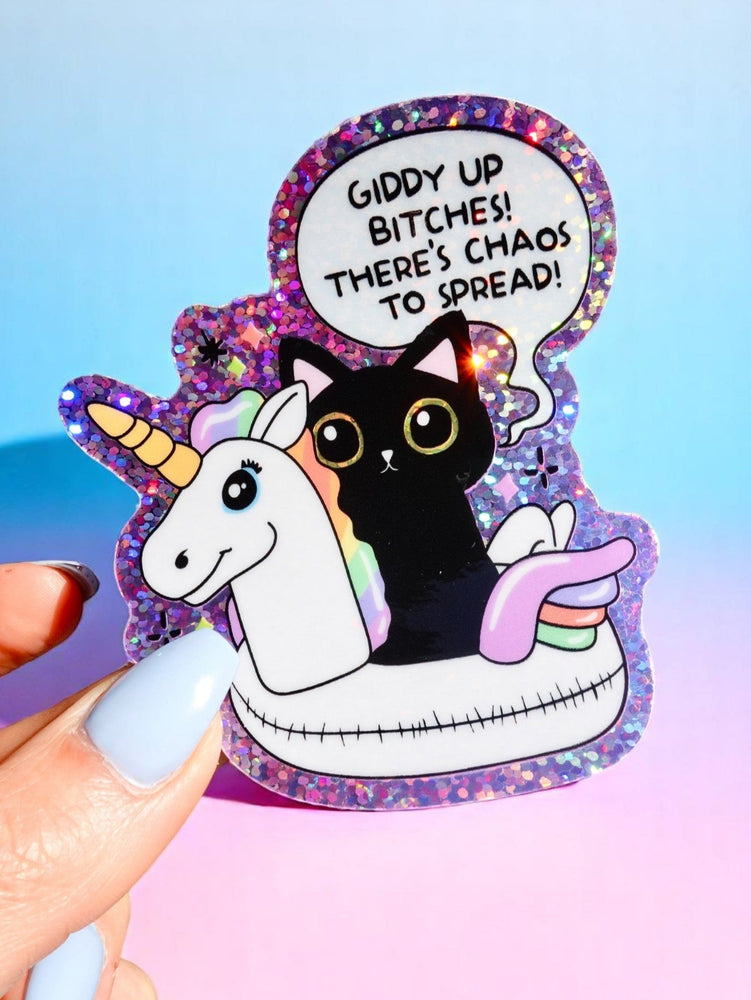 Giddy Up Bitches Sticker