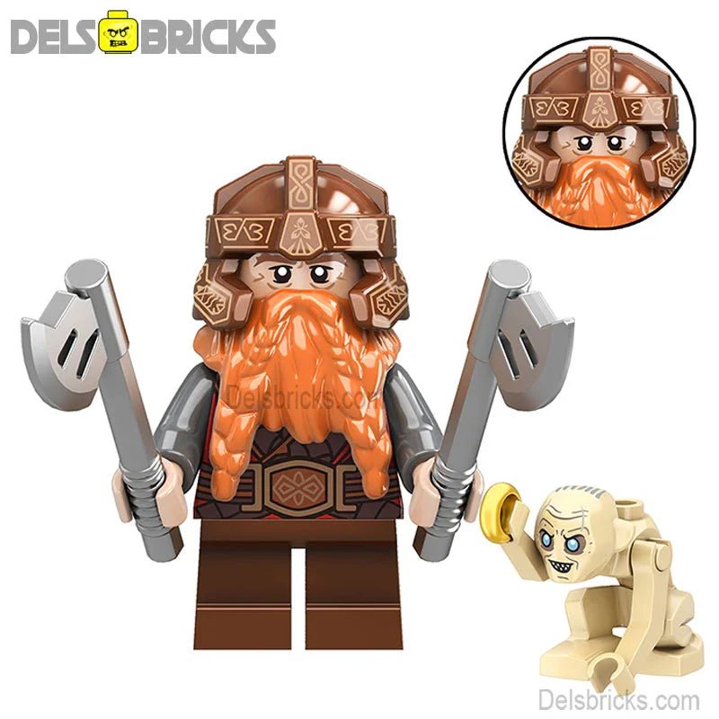 Gimli Lord of The Rings Lego Minifigures Custom Toys 1 (ONLINE ORDER ONLY)