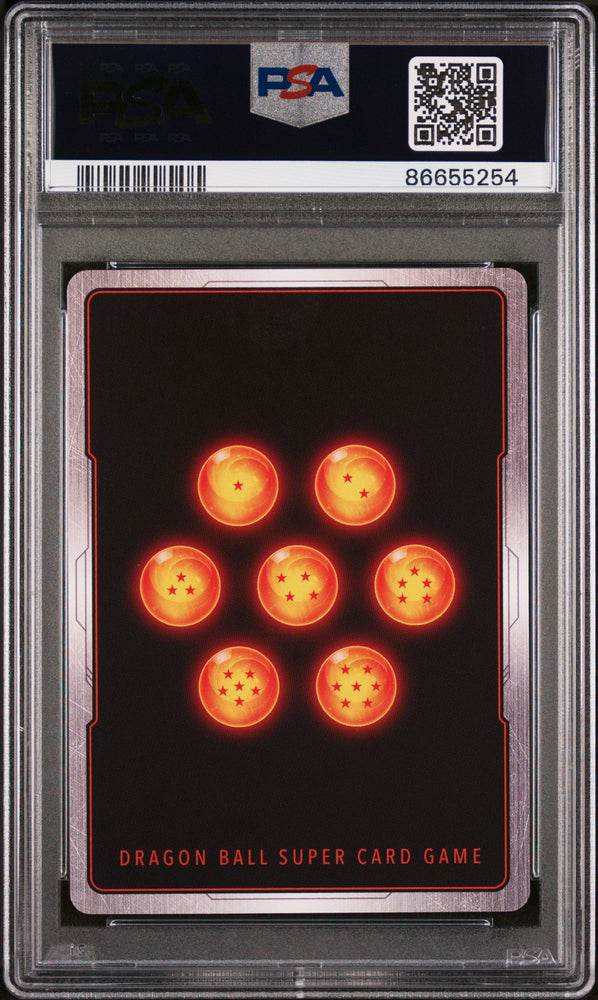 2022 DRAGON BALL SUPER REALM OF THE GODS 7 SSG GOKU, DVN RSTRNT #P-362 - PSA 10 (Online Order Only)