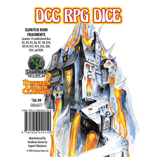 Dungeon Crawl Classics Dice: Eldritch Ruins (ONLINE ORDER ONLY)