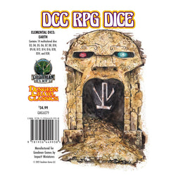 Dungeon Crawl Classics Dice: Elemental Dice - Earth (ONLINE ORDER ONLY)