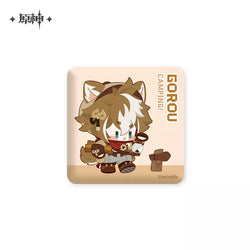 Go Camping Series Square Badge (ONLINE ORDER ONLY)
