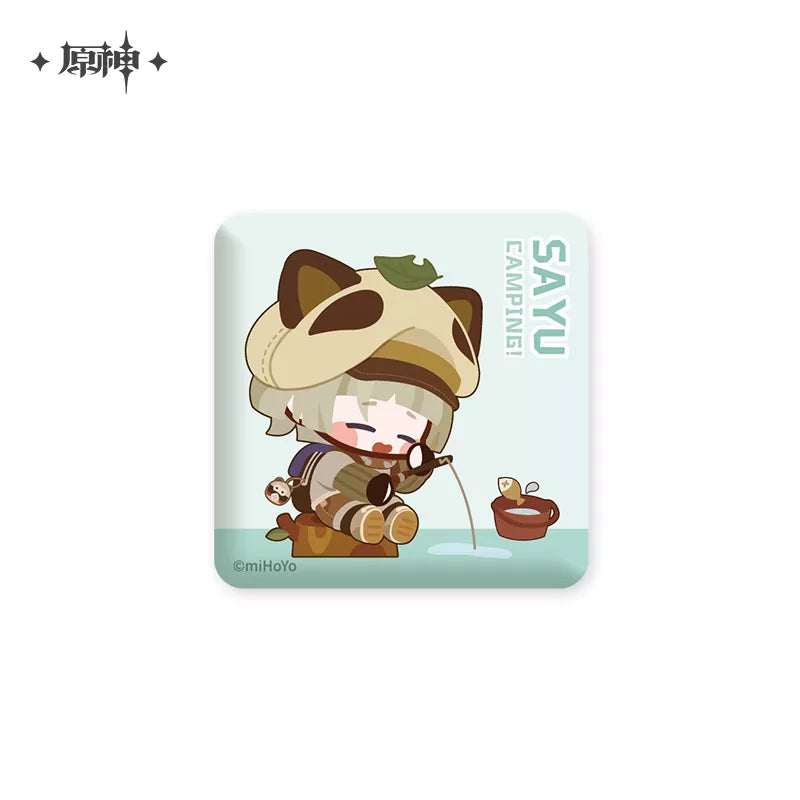 Go Camping Series Square Badge (ONLINE ORDER ONLY)