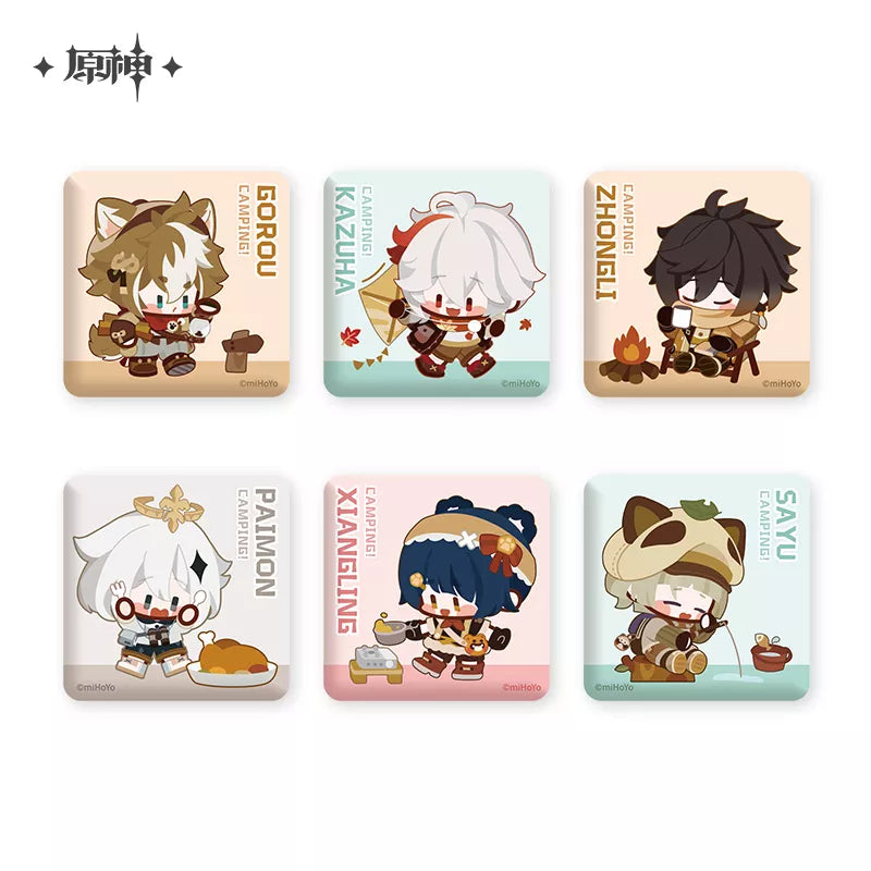 Go Camping Series Square Badge (ONLINE ORDER ONLY)