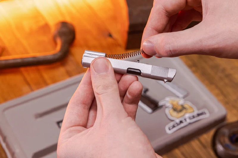 GoatGuns Mini 1911 Suppressor for 1911 Models "” Silver