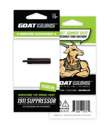 GoatGuns Die Cast Mini 1911 Suppressor, Black, for 1911 Models 1911-SUPPRESSOR-B (ONLINE ORDER ONLY)