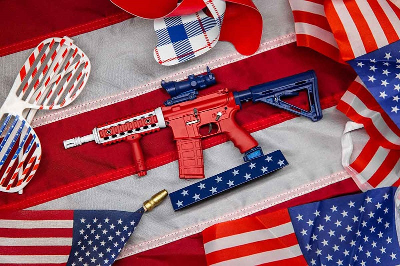 GoatGuns 1/3 Scale Die Cast AR15 Desktop Model, USA AR-USA (ONLINE ORDER ONLY)