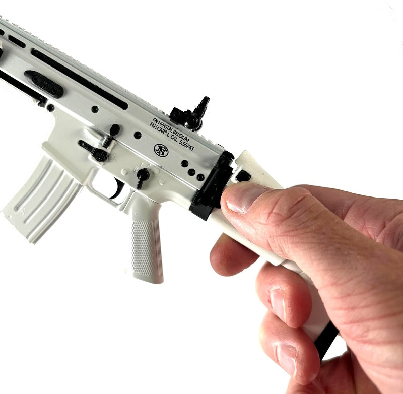 GoatGuns 1/3 Scale Diecast Arctic Kit – Special White Edition SVD, M1 Garand & FN SCAR Combo