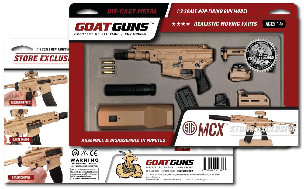 GoatGuns 1:3 Scale Sig MCX Rattler Coyote MCX-COYOTE (ONLINE ORDER ONLY)