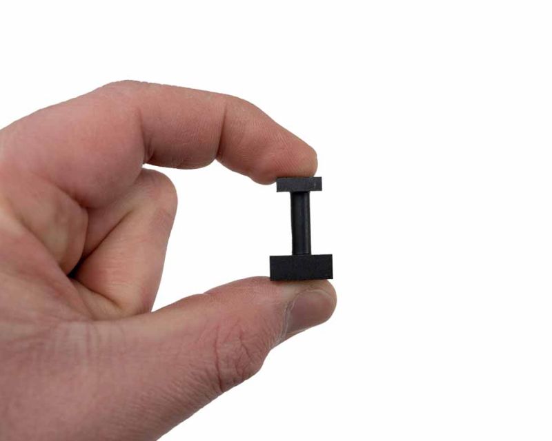 GoatGuns Adhesive Square Wall Peg Mounts (Pack of 4) for GoatGuns Models