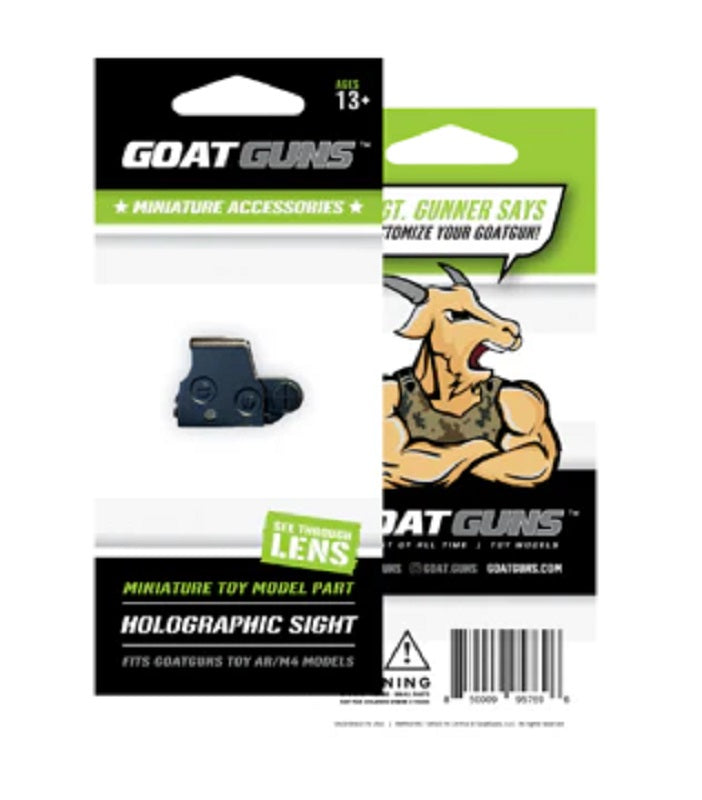 GoatGuns Die Cast Mini Short Holo Sight Fits AR15/M16A1 Models SHORT-HOLO (ONLINE ORDER ONLY)