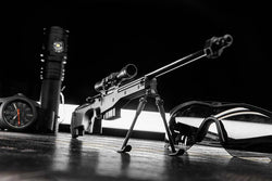 GoatGuns 1/4 Scale Die Cast Sniper Rifle Model Black SR-BLACK (ONLINE ORDER ONLY)