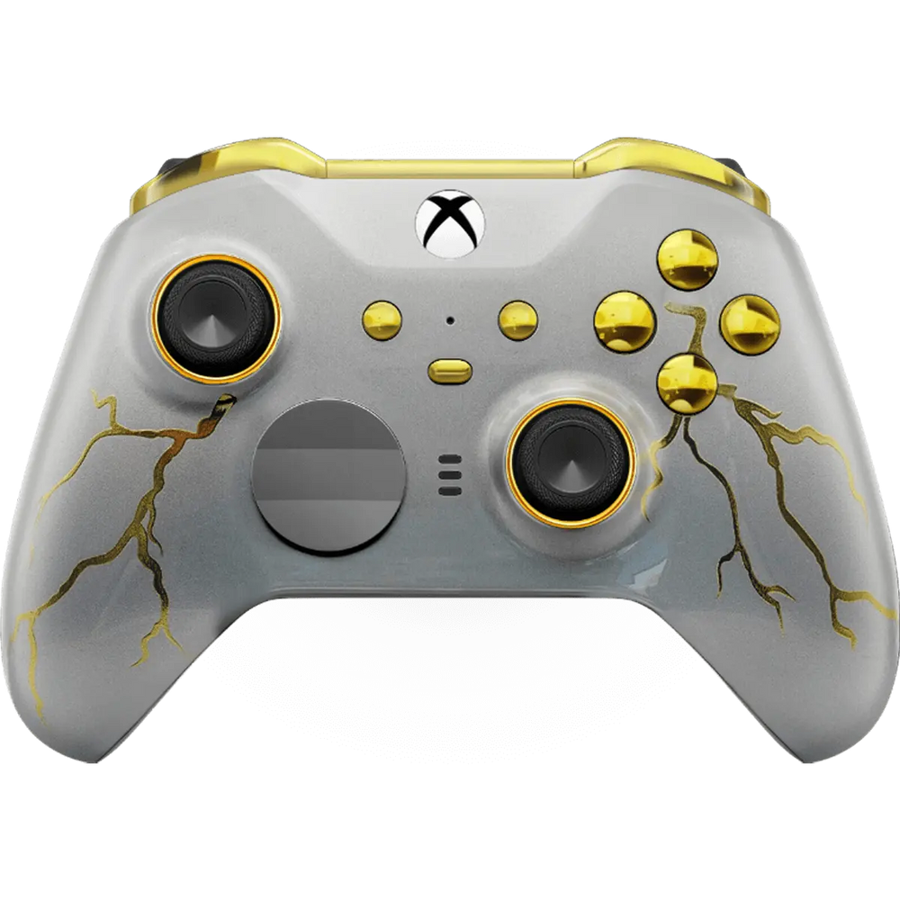 MODDEDZONE GOLD THUNDER XBOX ELITE SERIES 2 CUSTOM MODDED CONTROLLER