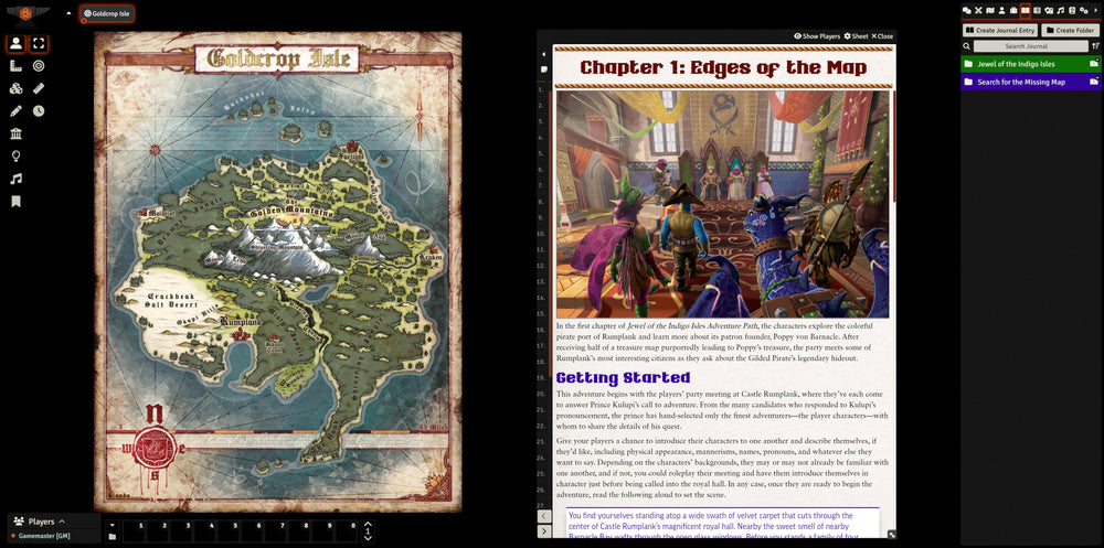 Jewel of the Indigo Isles for Foundry VTT (Online Order Only)
