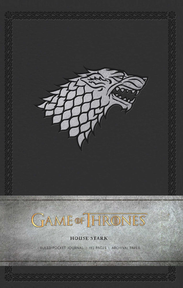 House Stark Game of Thrones 3.5" Pocket Journal (Online Order Only)