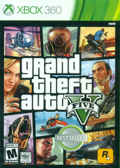 Grand Theft Auto V (Platinum Hits) (Xbox 360) (ONLINE ORDER ONLY)