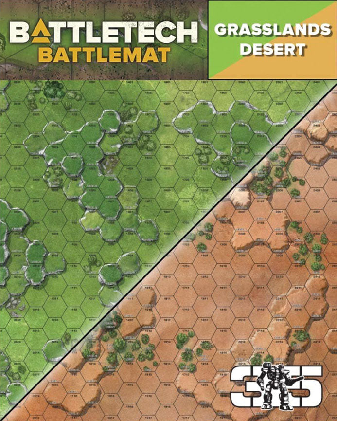 Battletech Grasslands Desert Battle Mat (ONLINE ORDER ONLY)