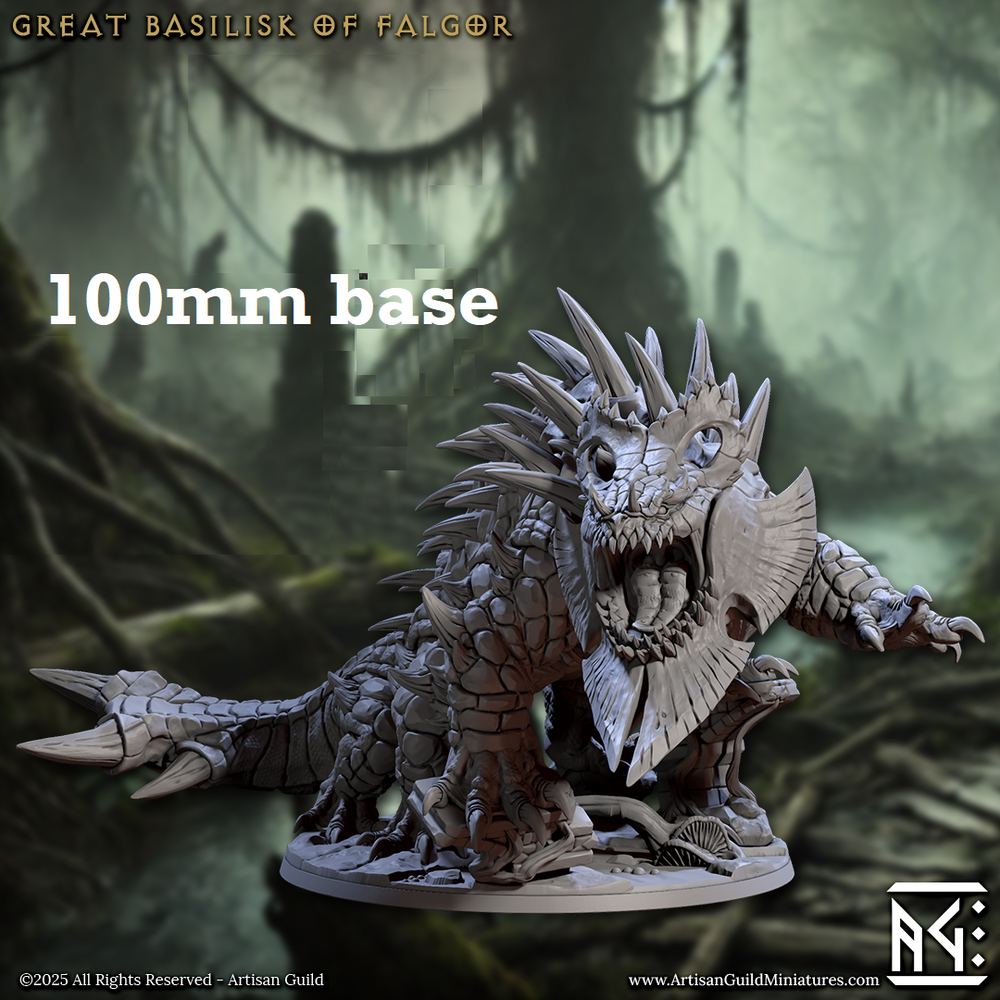 Great Basilisk of Falgor (Lizard Beast Epic Boss) (Online Order Only)