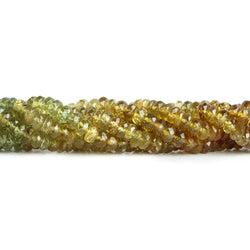5mm Green Apatite Faceted Rondelle Beads 15 inch 137 pieces (ONLINE ORDER ONLY)