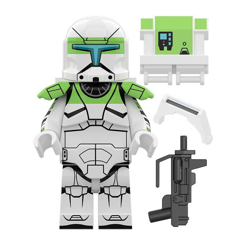 Green Commando Clone trooper Lego Star wars Minifigures (ONLINE ORDER ONLY)