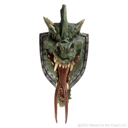 D&D Replicas of the Realms: Green Dragon Trophy Plaque (ONLINE ORDER ONLY)