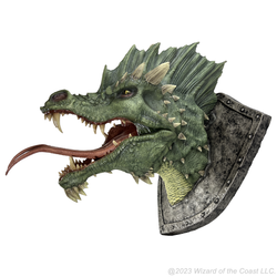 D&D Replicas of the Realms: Green Dragon Trophy Plaque (ONLINE ORDER ONLY)