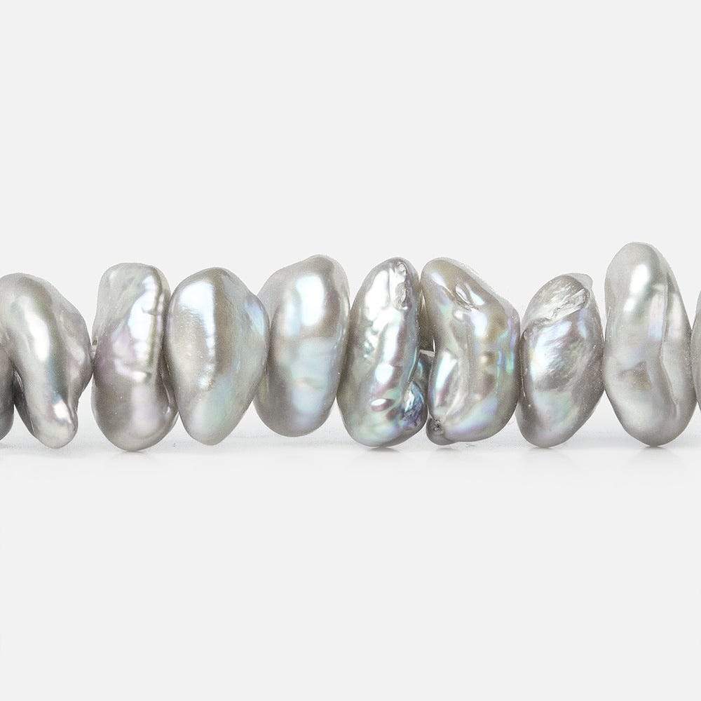Grey Center Drill Keshi Freshwater Pearl (ONLINE ORDER ONLY)