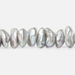 Grey Center Drill Keshi Freshwater Pearl (ONLINE ORDER ONLY)
